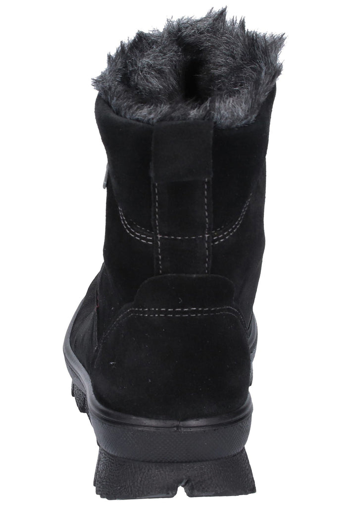 Legero Stiefelette Veloursleder Schwarz - surf4shoes