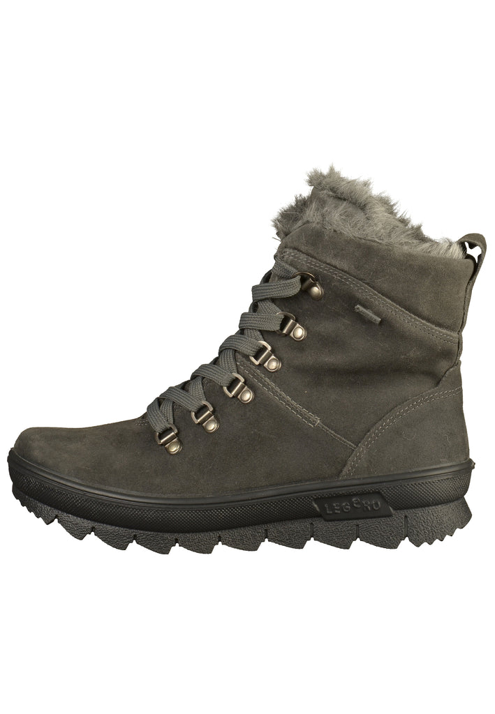 Legero Stiefelette Veloursleder Grau - surf4shoes