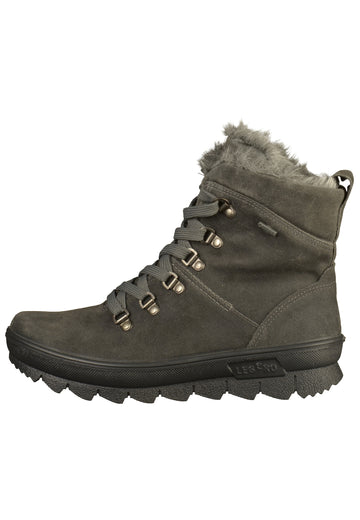 Legero Stiefelette Veloursleder Grau - surf4shoes