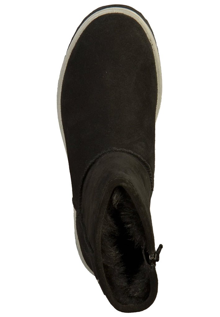 Legero Stiefelette Veloursleder Schwarz - surf4shoes