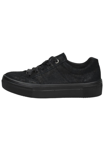 Legero Sneaker Veloursleder Schwarz - surf4shoes