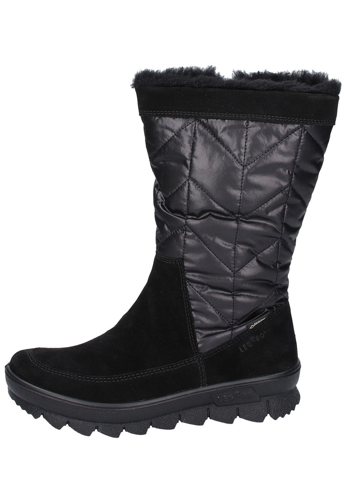 Legero Stiefel Veloursleder/Textil Schwarz - surf4shoes