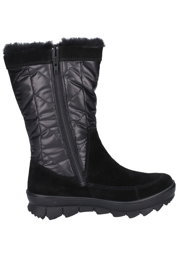 Legero Stiefel Veloursleder/Textil Schwarz - surf4shoes