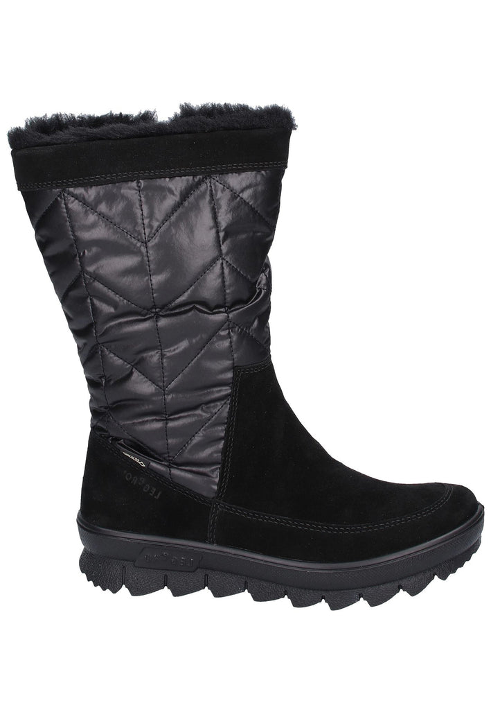 Legero Stiefel Veloursleder/Textil Schwarz - surf4shoes