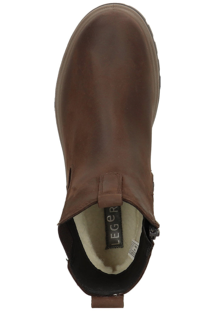 Legero Stiefelette Nubukleder Dunkelbraun - surf4shoes