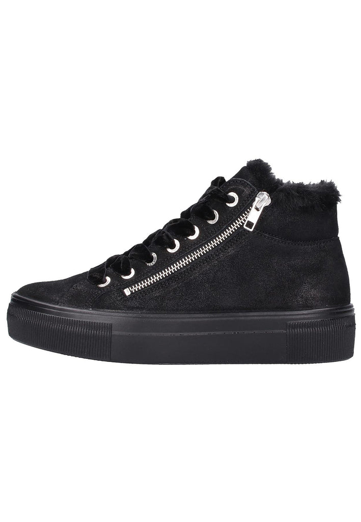 Legero Sneaker Veloursleder Schwarz Warmfutter - surf4shoes