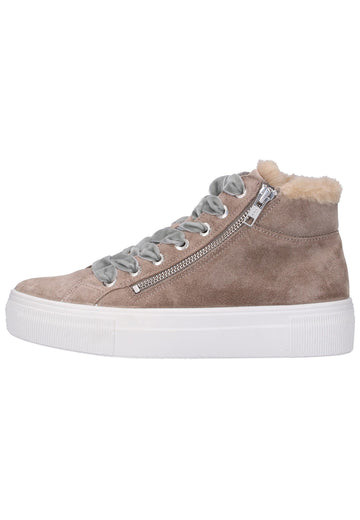Legero Sneaker Veloursleder Taupe - surf4shoes