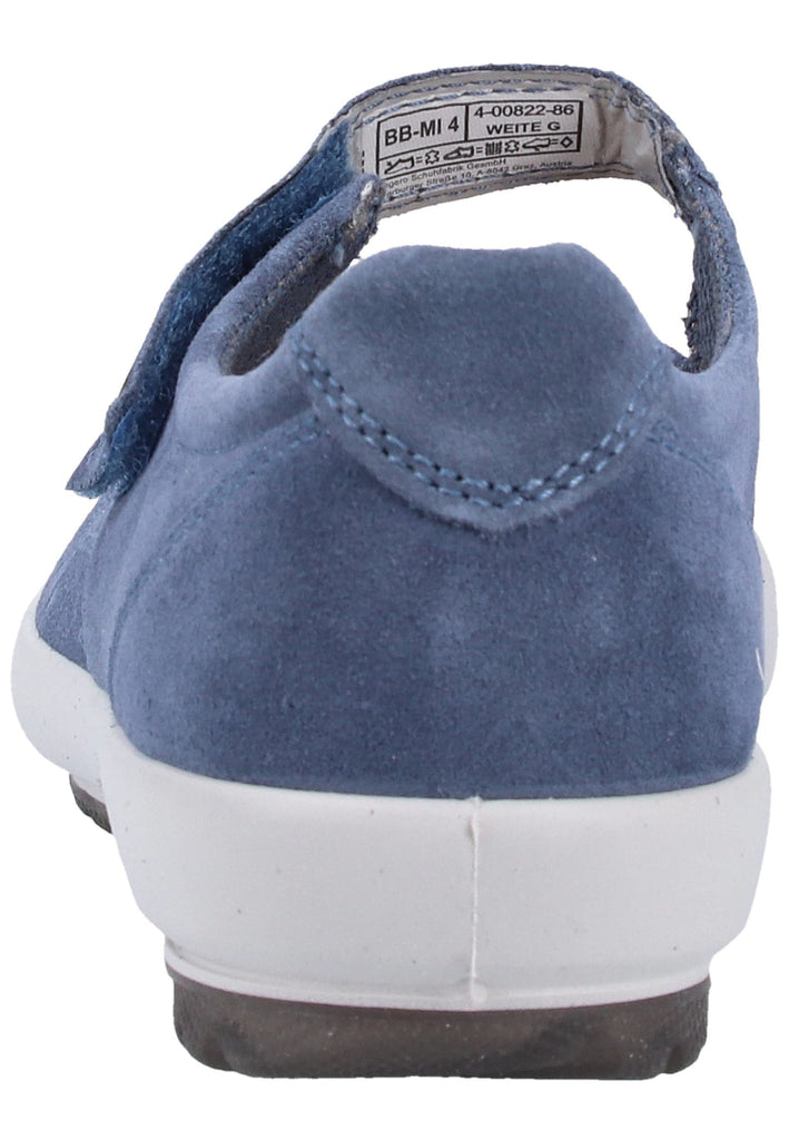 Legero Ballerinas Veloursleder Blau - surf4shoes