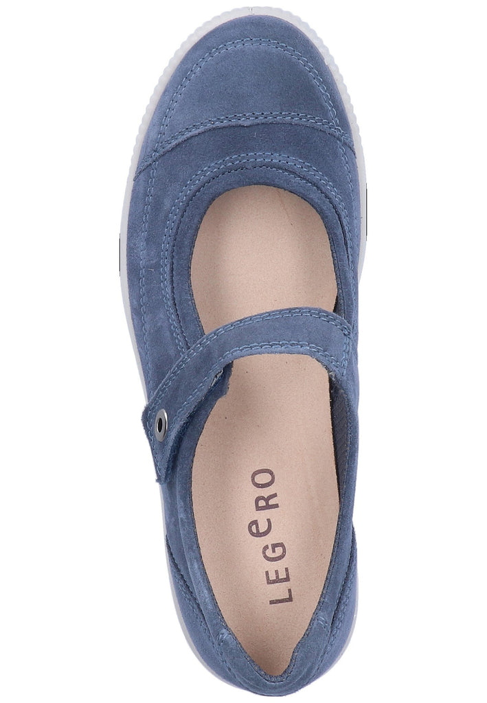 Legero Ballerinas Veloursleder Blau - surf4shoes