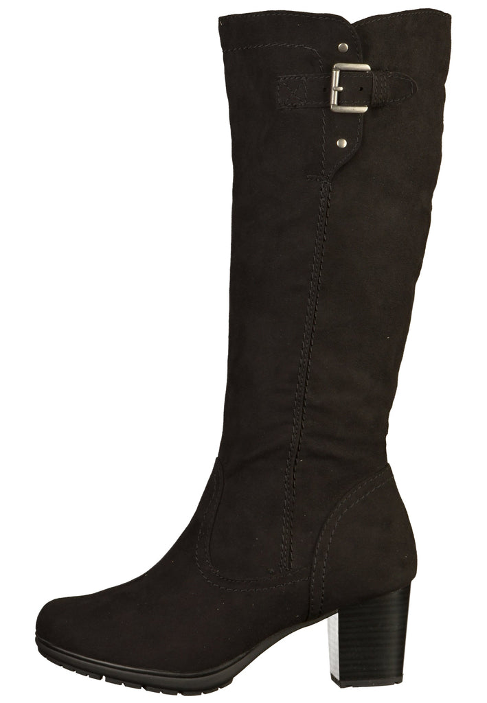 Jana Stiefel Textil Schwarz - surf4shoes