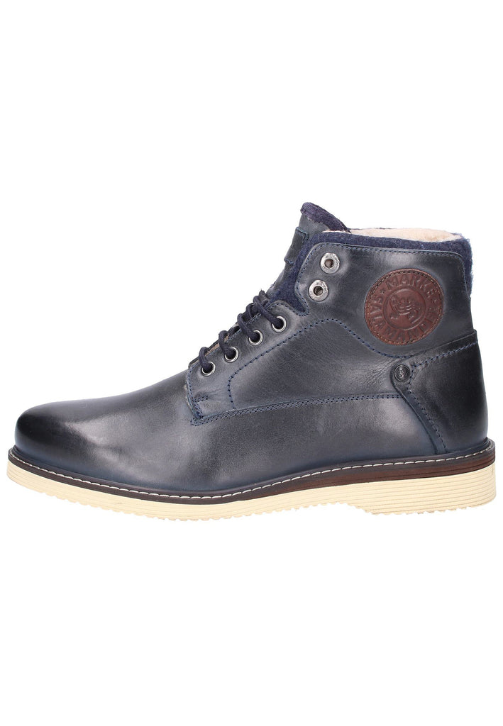 Salamander Stiefelette Leder Navy - surf4shoes