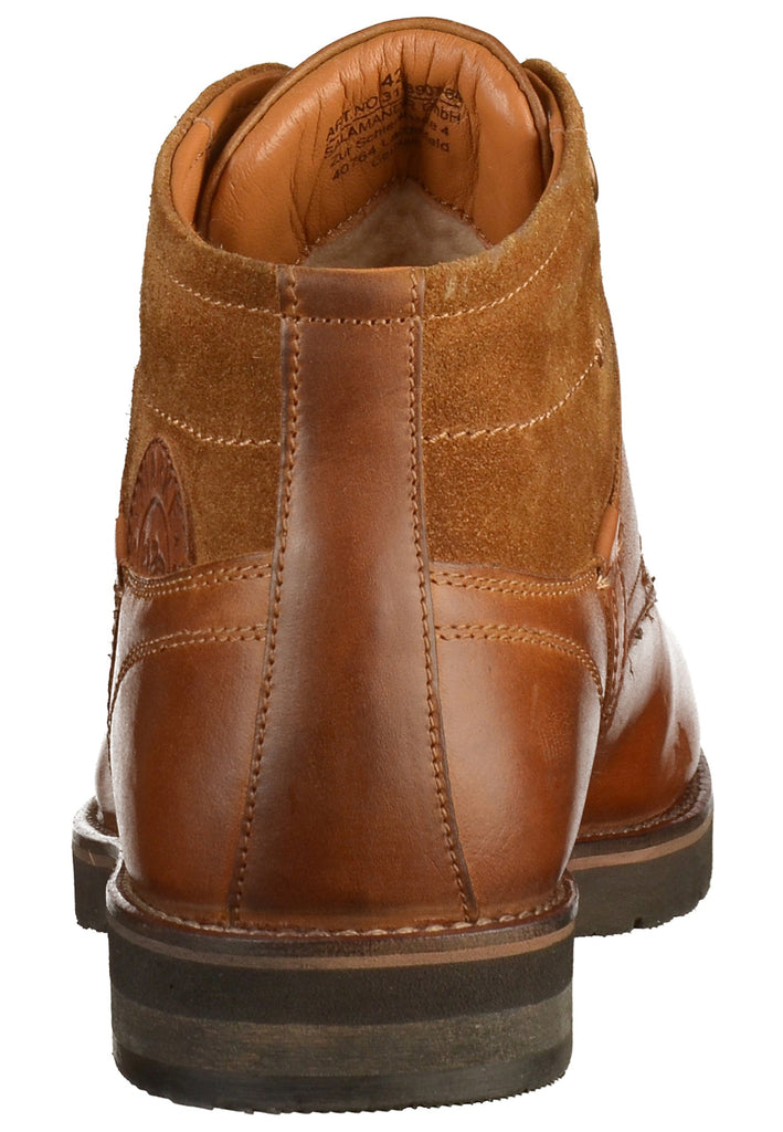 Salamander Stiefelette Glattleder Braun - surf4shoes