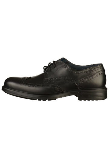 Salamander Businessschuhe Glattleder Schwarz - surf4shoes