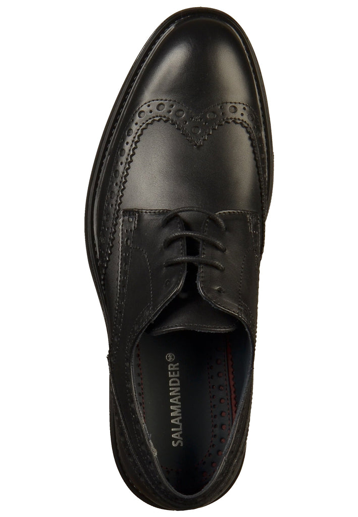 Salamander Businessschuhe Glattleder Schwarz - surf4shoes