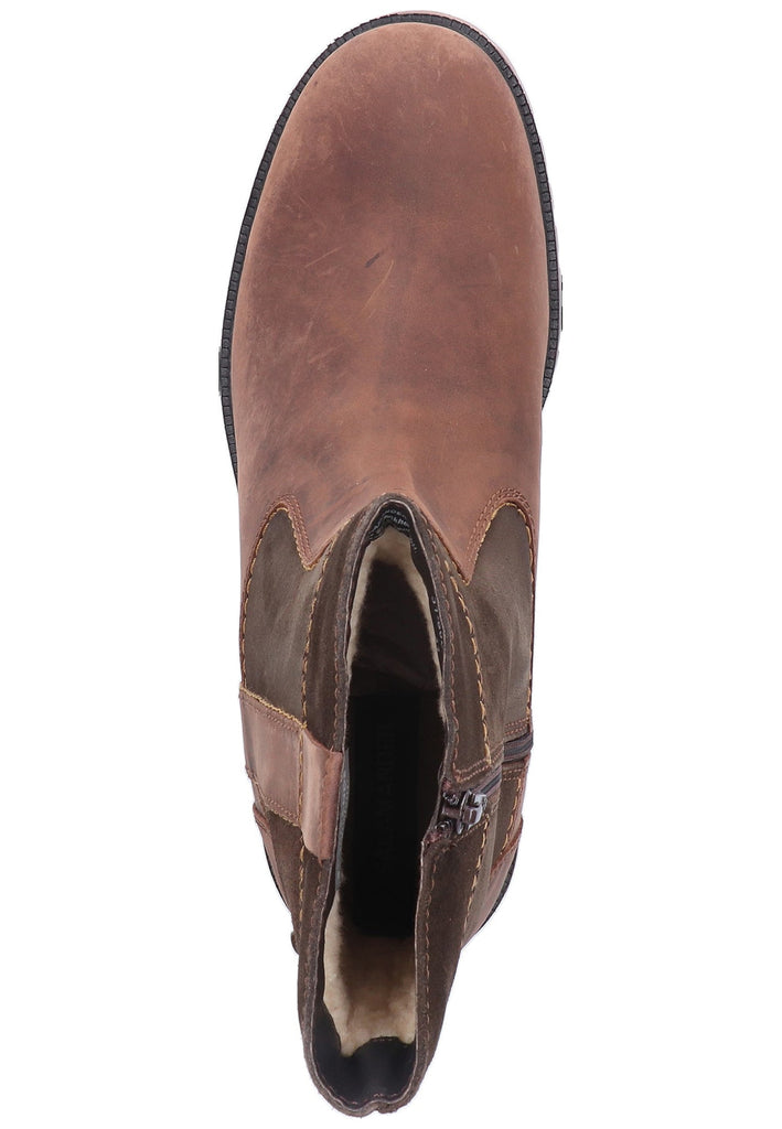 Salamander Stiefelette Leder Dunkelbraun - surf4shoes