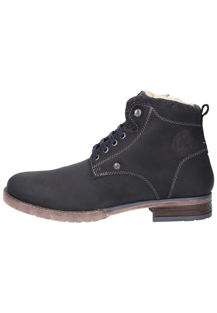 Salamander Stiefelette Leder Schwarz - surf4shoes