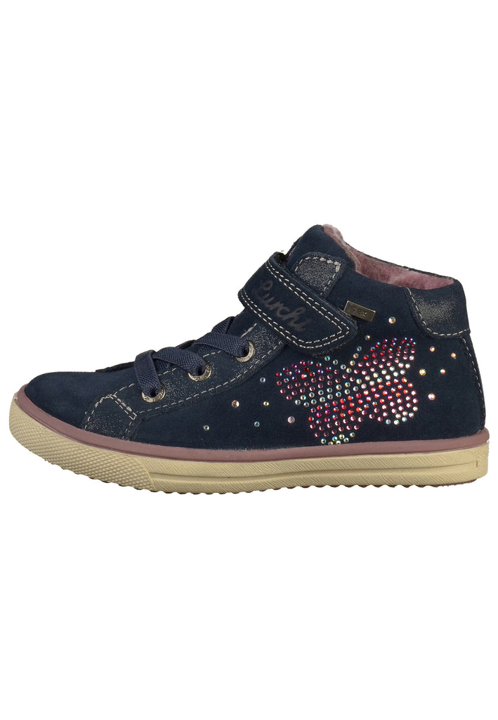 Lurchi Sneaker Leder Blau - surf4shoes