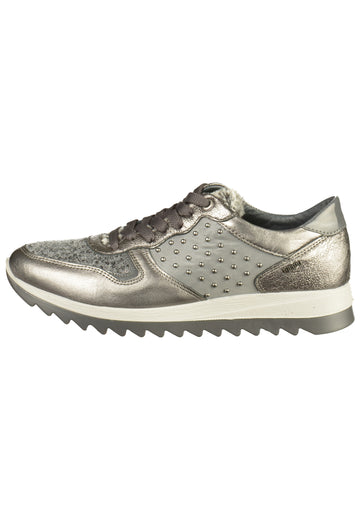IGI&CO Sneaker Leder/Textil Silber - surf4shoes