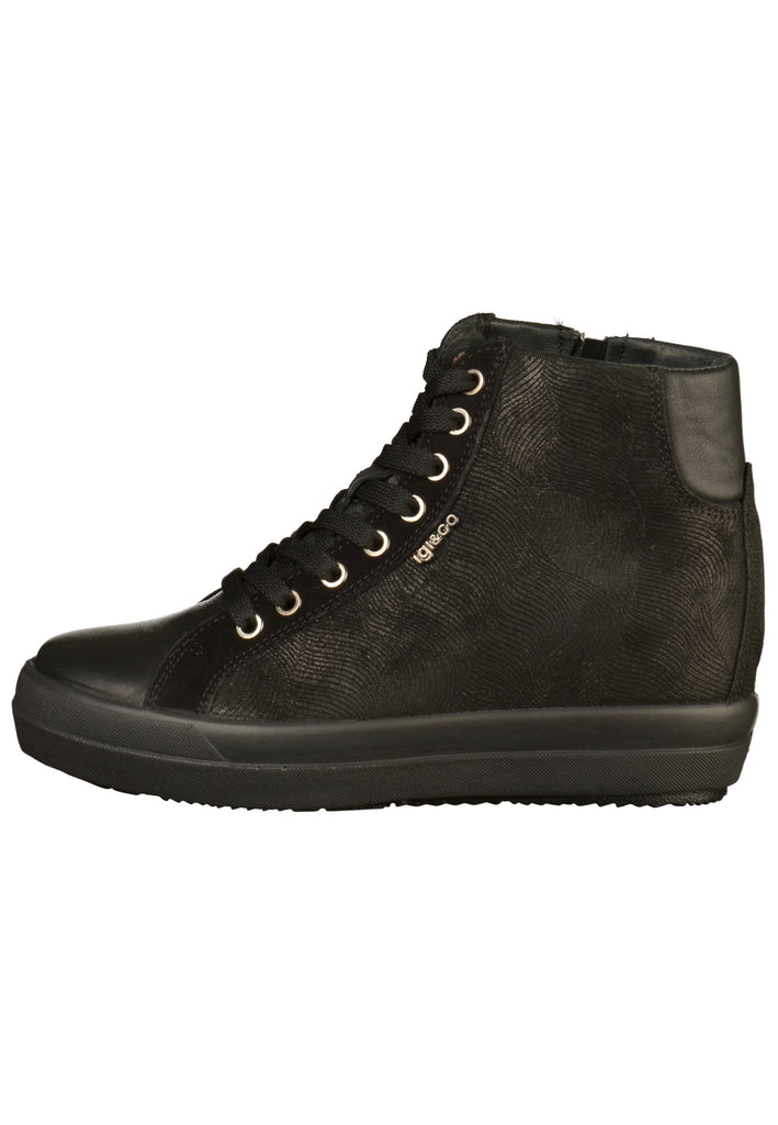 IGI&CO Sneaker Leder Schwarz - surf4shoes