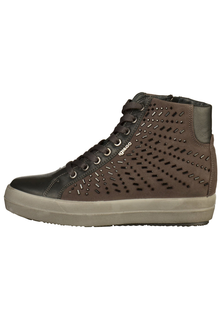 IGI&CO Sneaker Leder Grau - surf4shoes