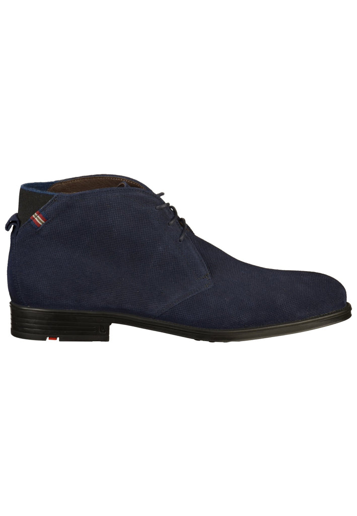 Lloyd Halbschuhe Leder Blau - surf4shoes
