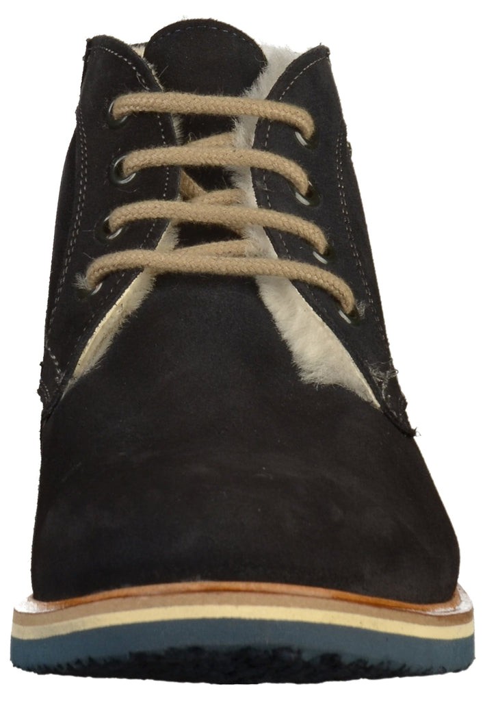 Lloyd Halbschuhe Leder Blau - surf4shoes