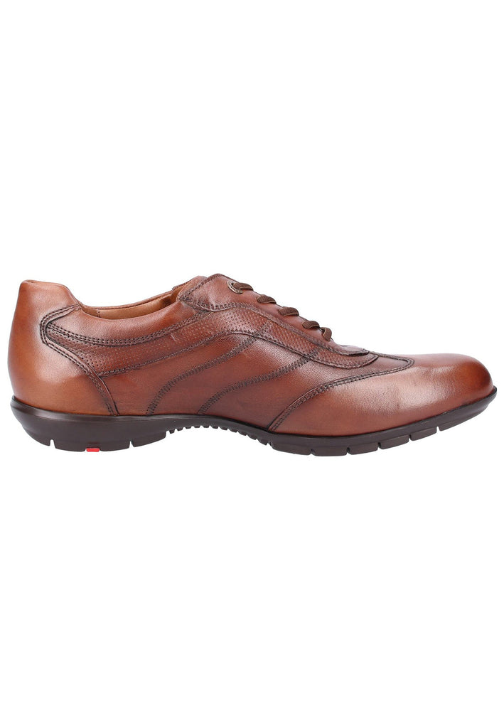 Lloyd Halbschuhe Glattleder Cognac - surf4shoes