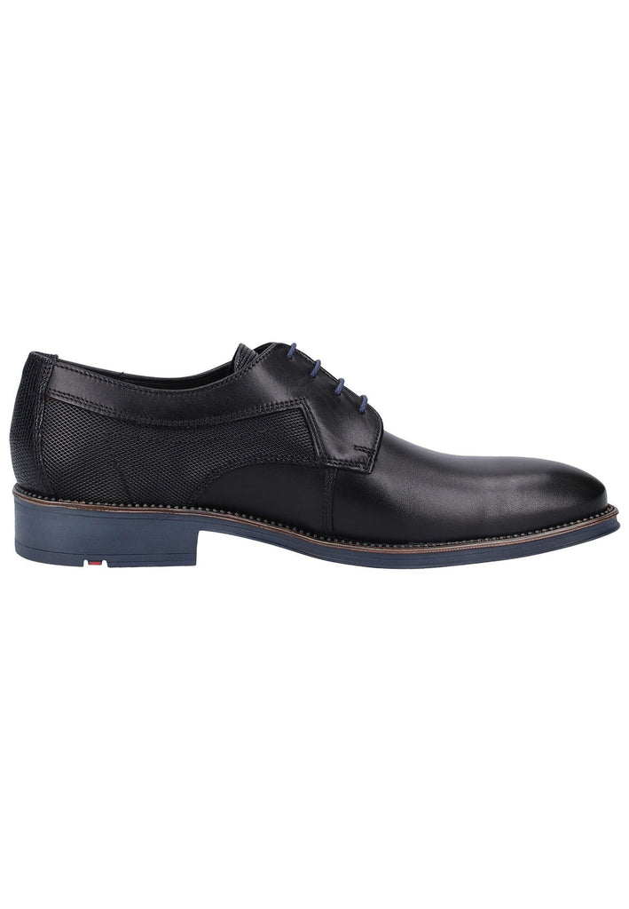 Lloyd Halbschuhe Glattleder Schwarz/Blau - surf4shoes
