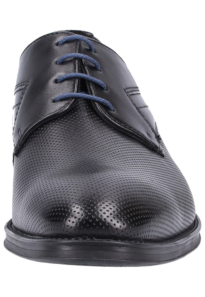 Lloyd Businessschuhe Glattleder Schwarz/Blau - surf4shoes