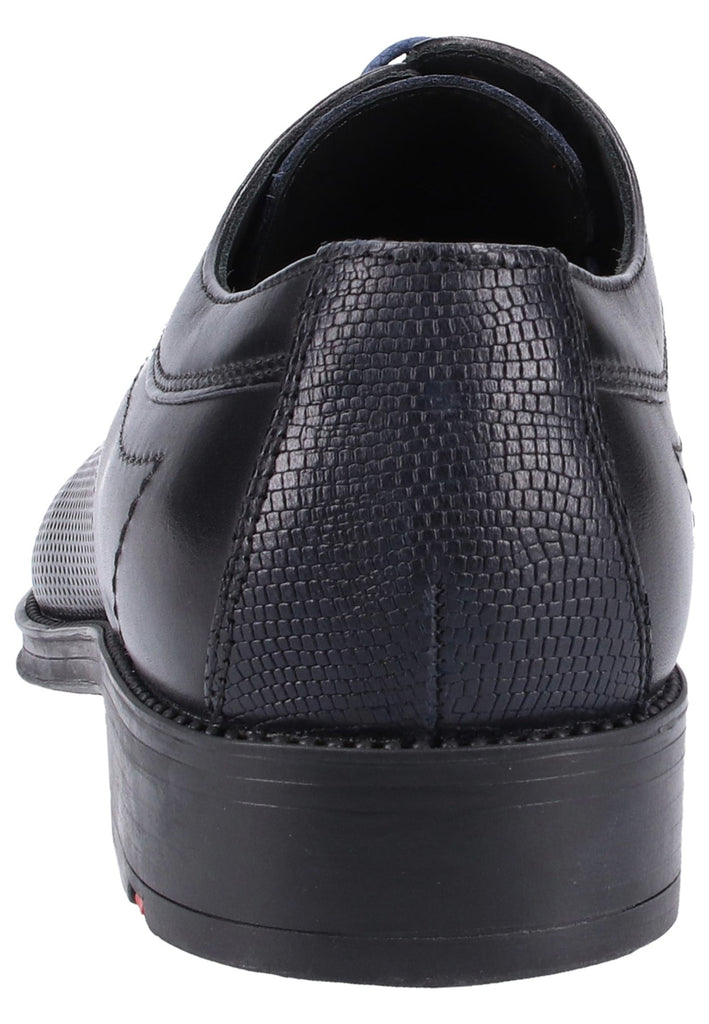 Lloyd Businessschuhe Glattleder Schwarz/Blau - surf4shoes