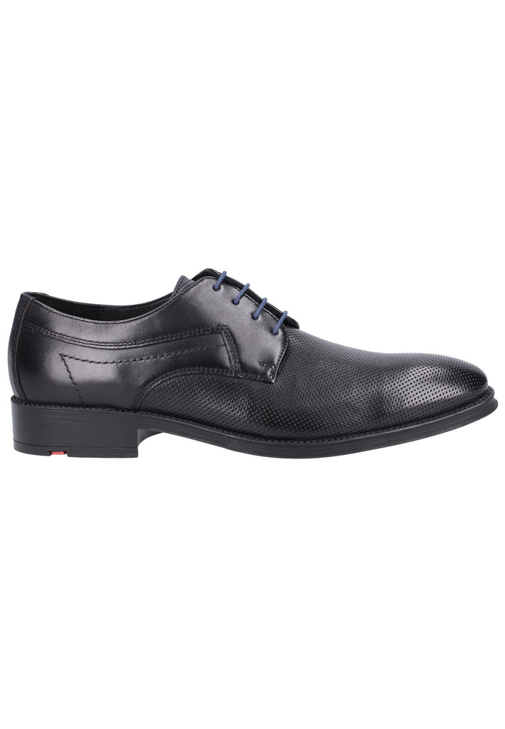 Lloyd Businessschuhe Glattleder Schwarz/Blau - surf4shoes
