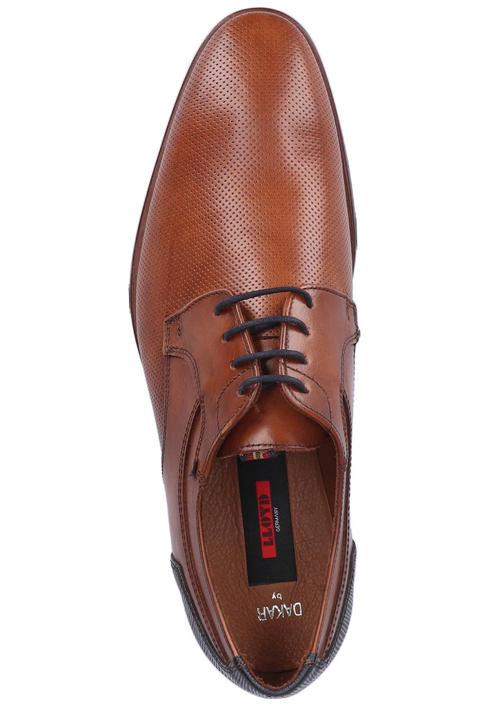 Lloyd Businessschuhe Glattleder Braun/Blau - surf4shoes