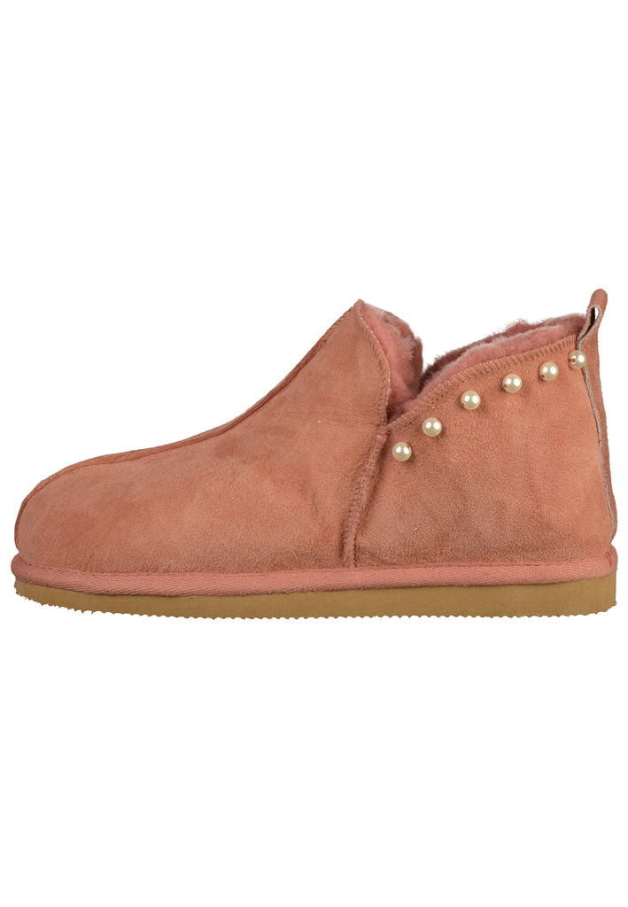 Shepherd Hausschuhe Leder Rosa - surf4shoes
