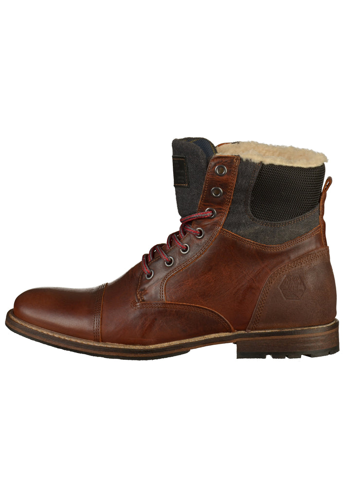 Bullboxer Stiefelette Leder/Textil Braun - surf4shoes