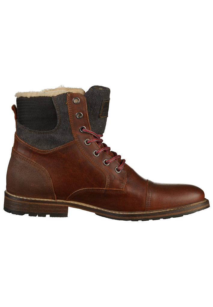 Bullboxer Stiefelette Leder/Textil Braun - surf4shoes