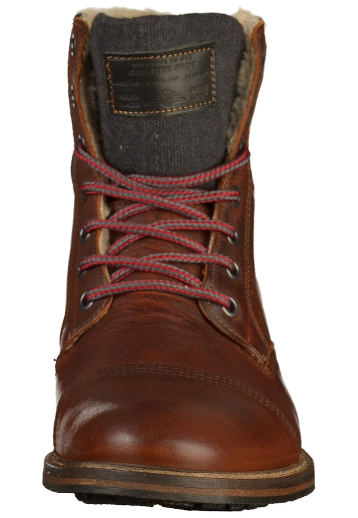 Bullboxer Stiefelette Leder/Textil Braun - surf4shoes