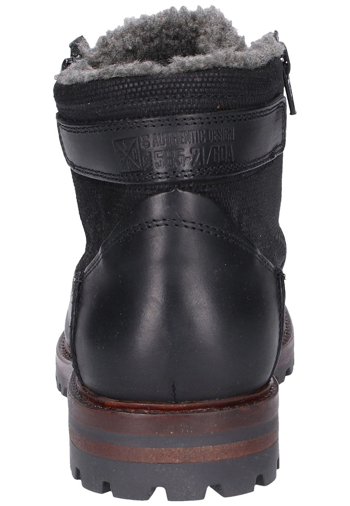 Bullboxer Stiefelette Leder Schwarz - surf4shoes
