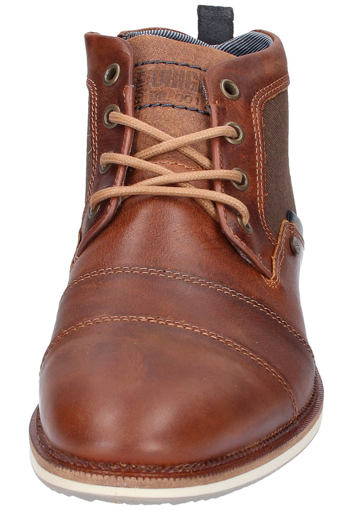Bullboxer Stiefelette Leder/Textil Braun - surf4shoes