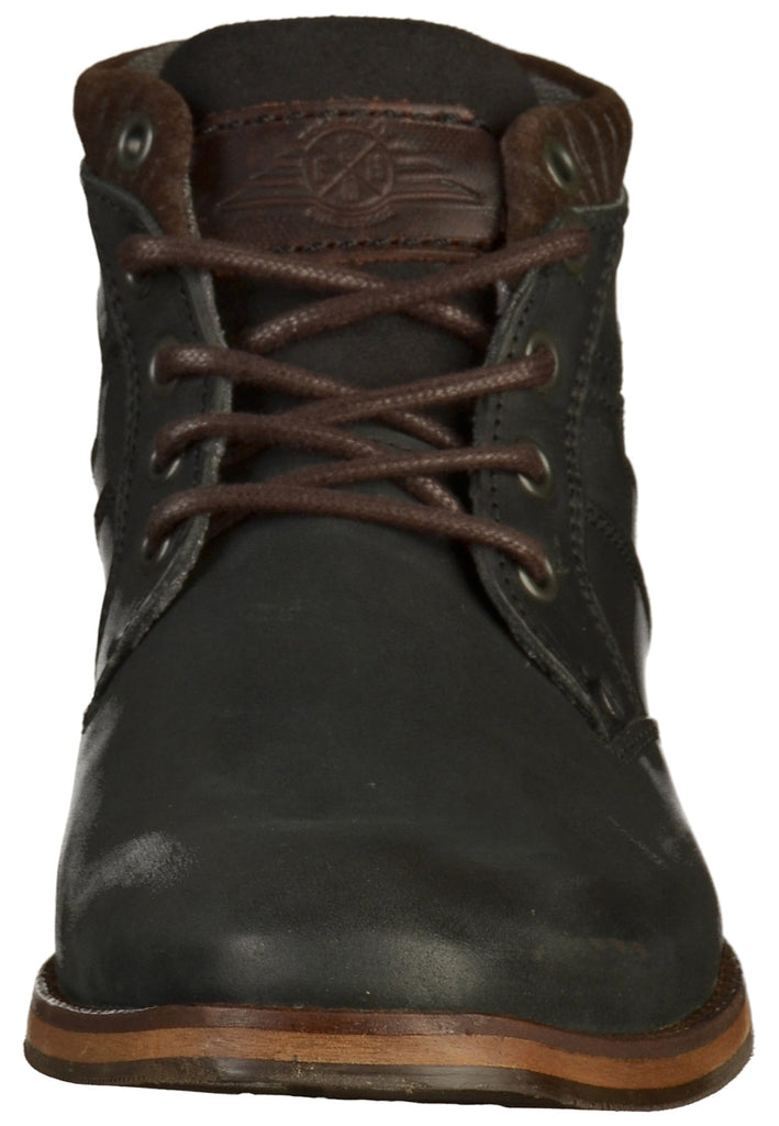 Bullboxer Halbschuhe Leder Schwarz - surf4shoes