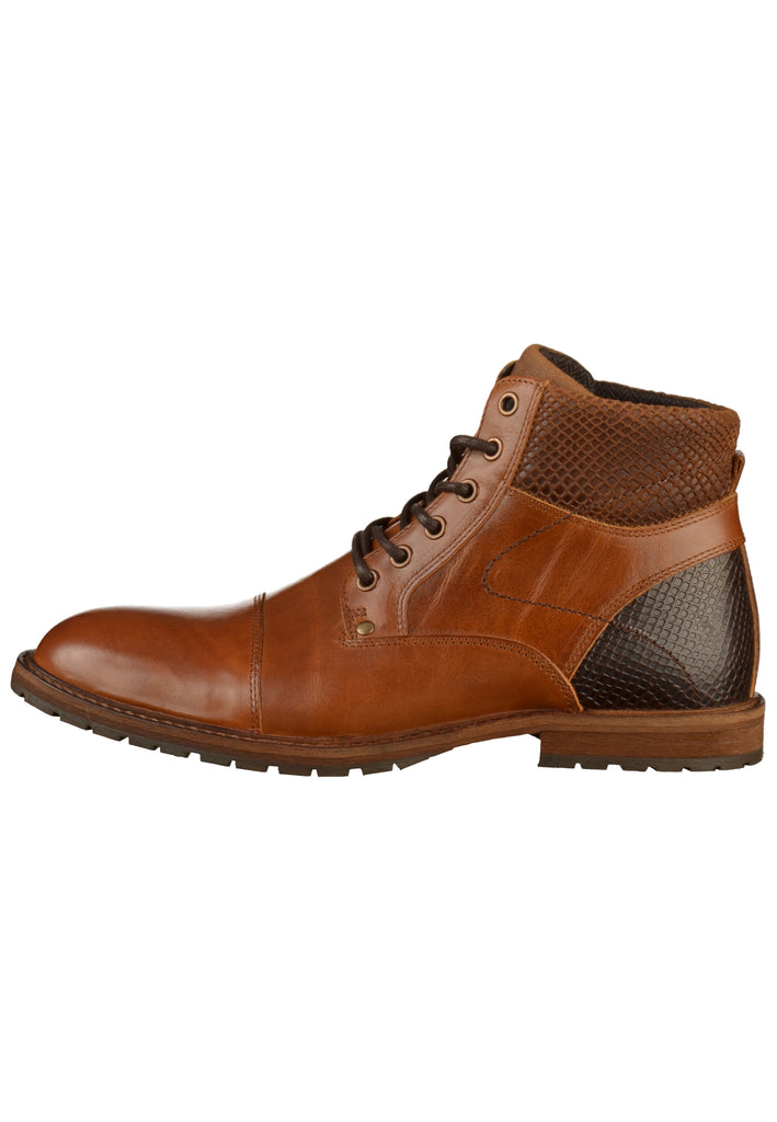 Bullboxer Stiefelette Leder Cognac - surf4shoes