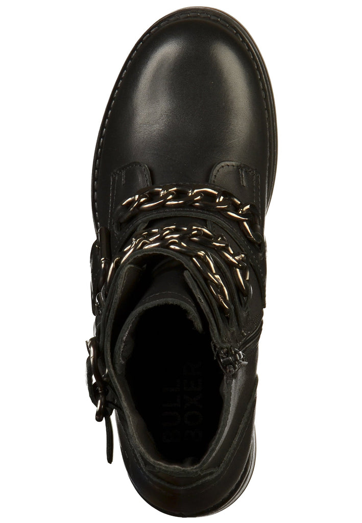 Bullboxer Stiefelette Leder Schwarz - surf4shoes