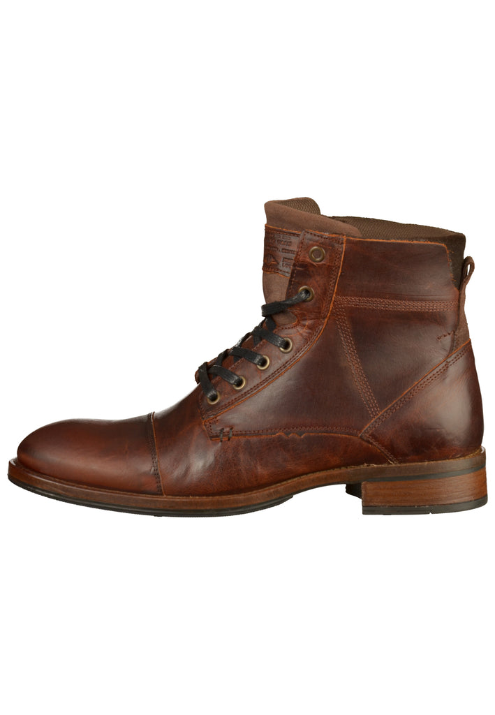 Bullboxer Stiefelette Leder Cognac - surf4shoes