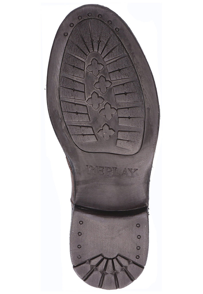 Replay Stiefelette Leder Dunkelbraun - surf4shoes
