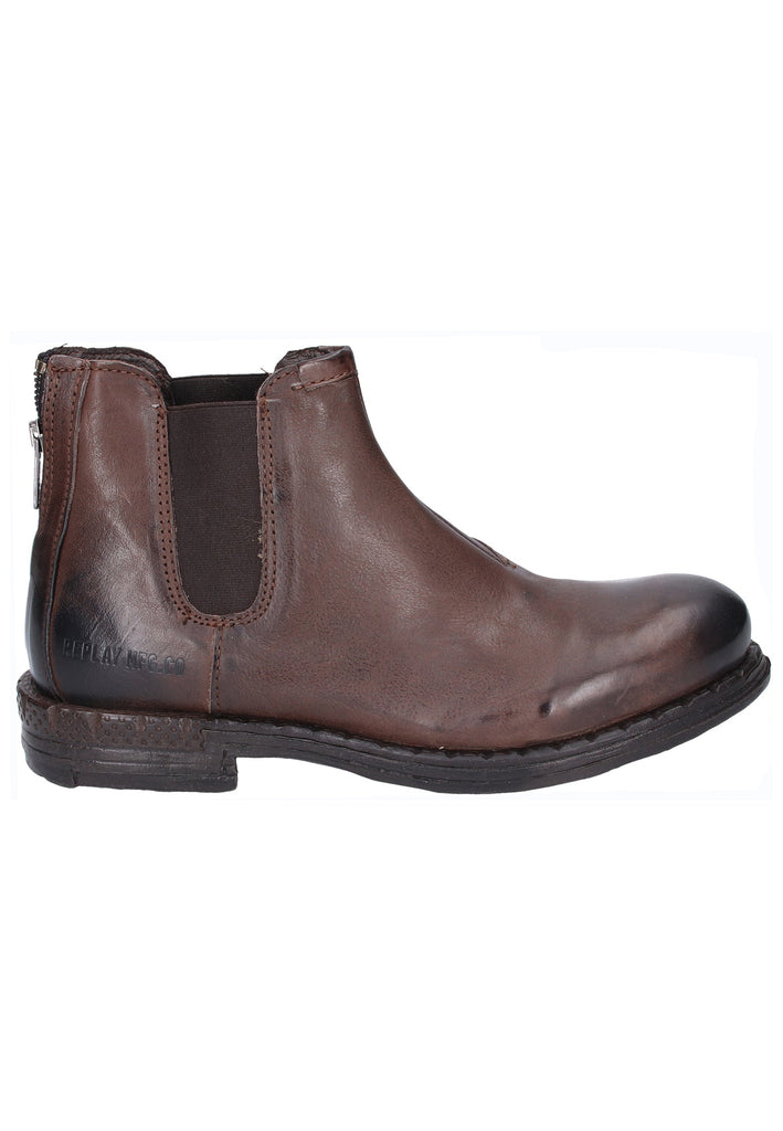 Replay Stiefelette Leder Dunkelbraun - surf4shoes