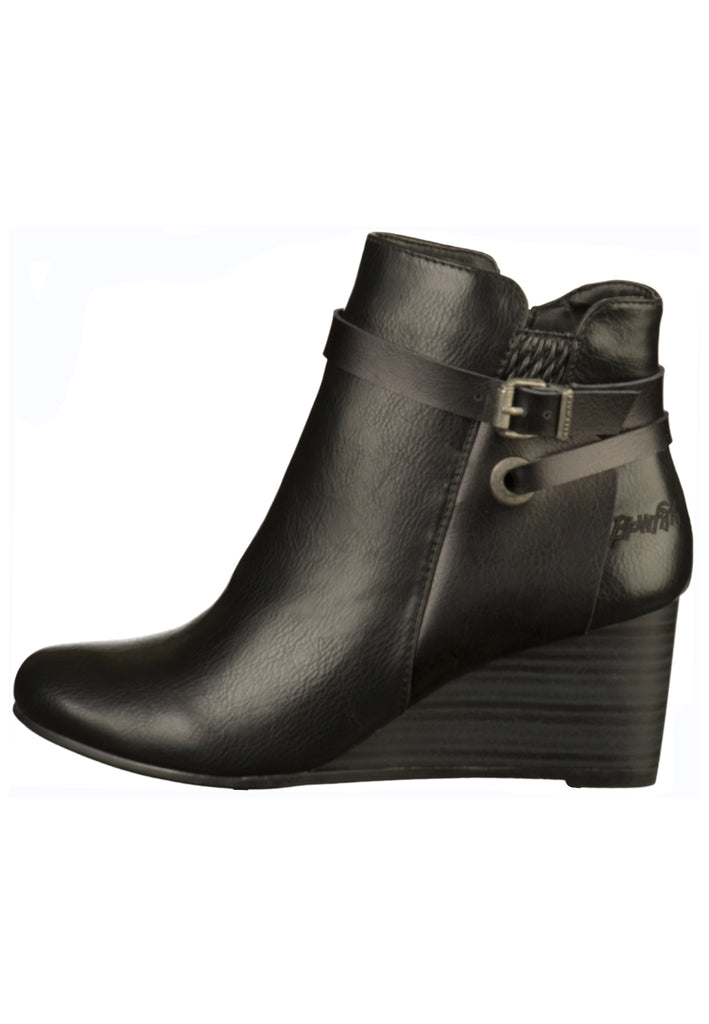 Blowfish Stiefelette Lederimitat Schwarz - surf4shoes
