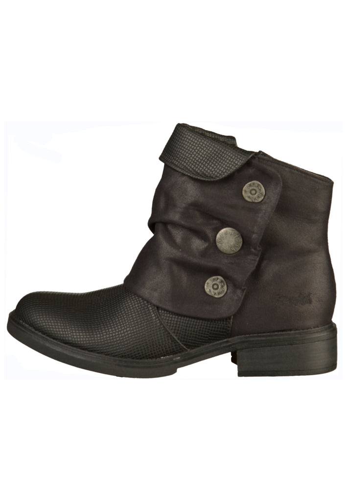 Blowfish Stiefelette Lederimitat Schwarz - surf4shoes