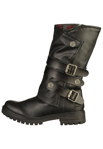 Blowfish Stiefel Lederimitat Schwarz - surf4shoes
