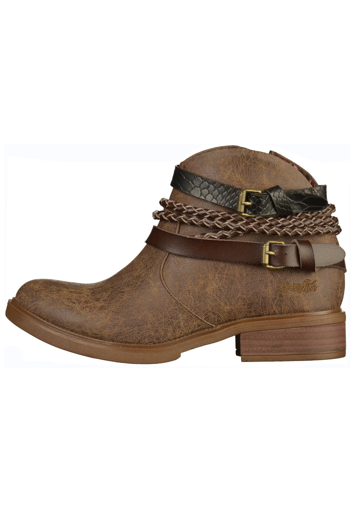 Blowfish Stiefelette Lederimitat Braun - surf4shoes