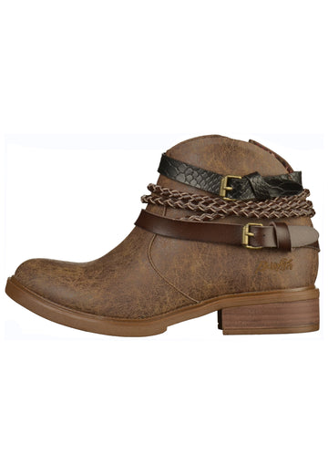 Blowfish Stiefelette Lederimitat Braun - surf4shoes