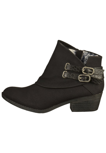 Blowfish Stiefelette Lederimitat Schwarz - surf4shoes